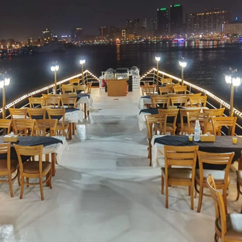 Dhow Cruise Creek upper deck